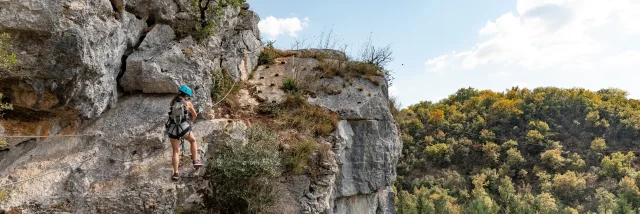 Via Ferrata à Kalapca, vallée du Célé