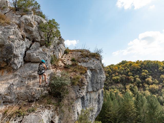 Via Ferrata à Kalapca, vallée du Célé