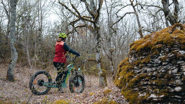 Balade en trottinette électique au Mont Saint Cyr