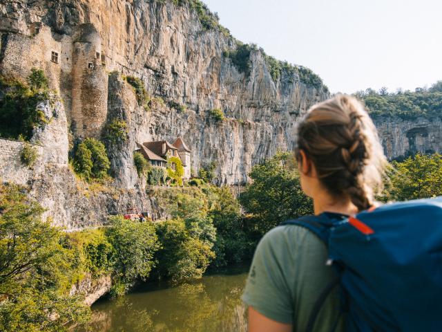 Sur la Via Causs'Mos à Cabrerets