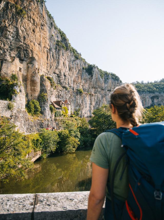 Sur la Via Causs'Mos à Cabrerets