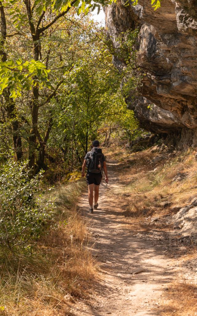 Randonnée sur le GR651 - les hauteurs de Brengues