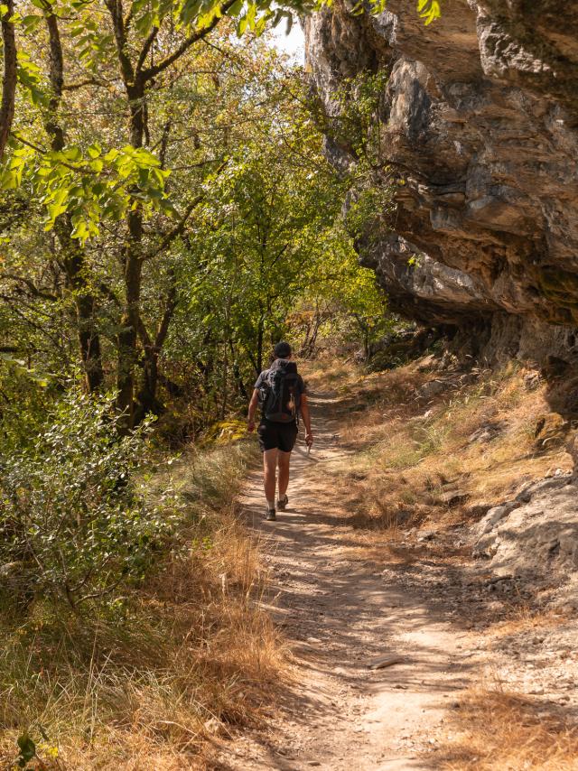 Randonnée sur le GR651 - les hauteurs de Brengues