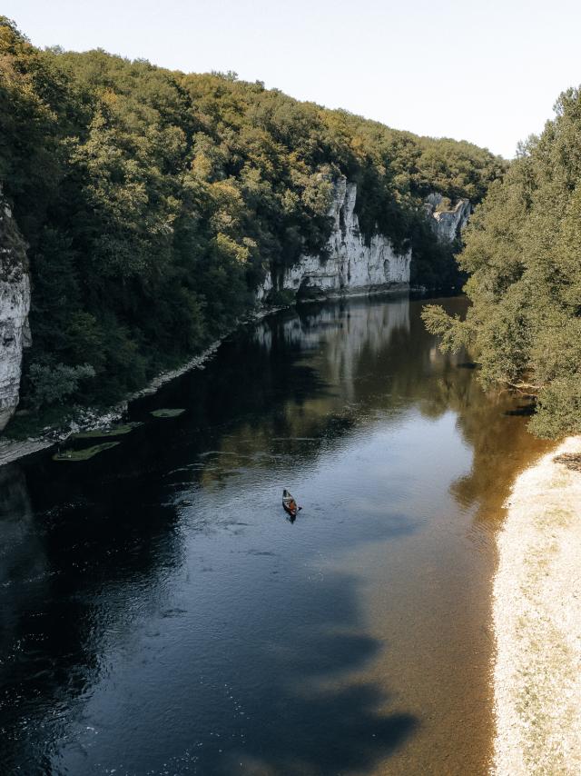 Balade en canoë sur la Dordogne