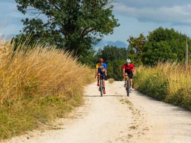 Vélo gravel à Lalbenque