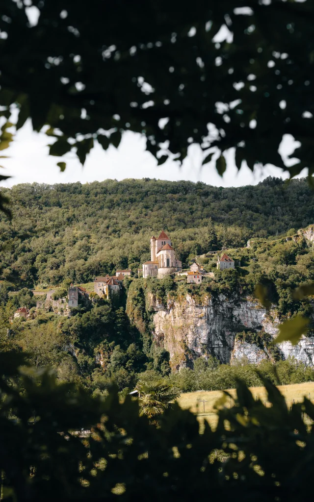 Vue sur Saint-Cirq-Lapopie