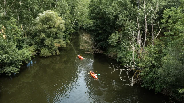 Canoë sur le Célé