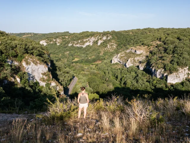 Vue drone de la vallée du Vers