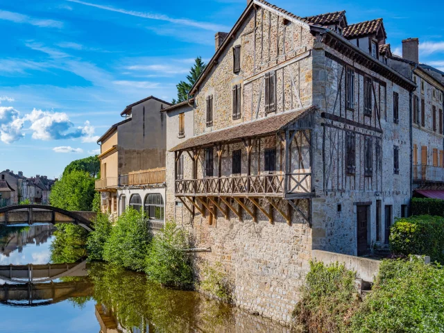 Quai des Récollets à Saint-Céré