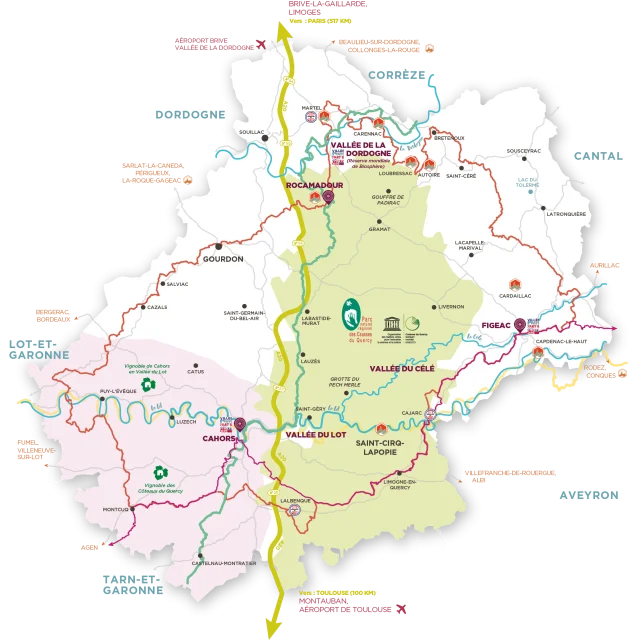 Carte Du Lot