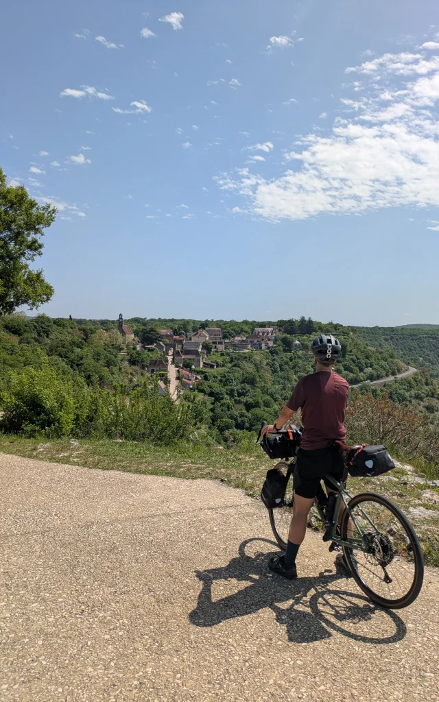 Admiration en arrivant à Rocamadour