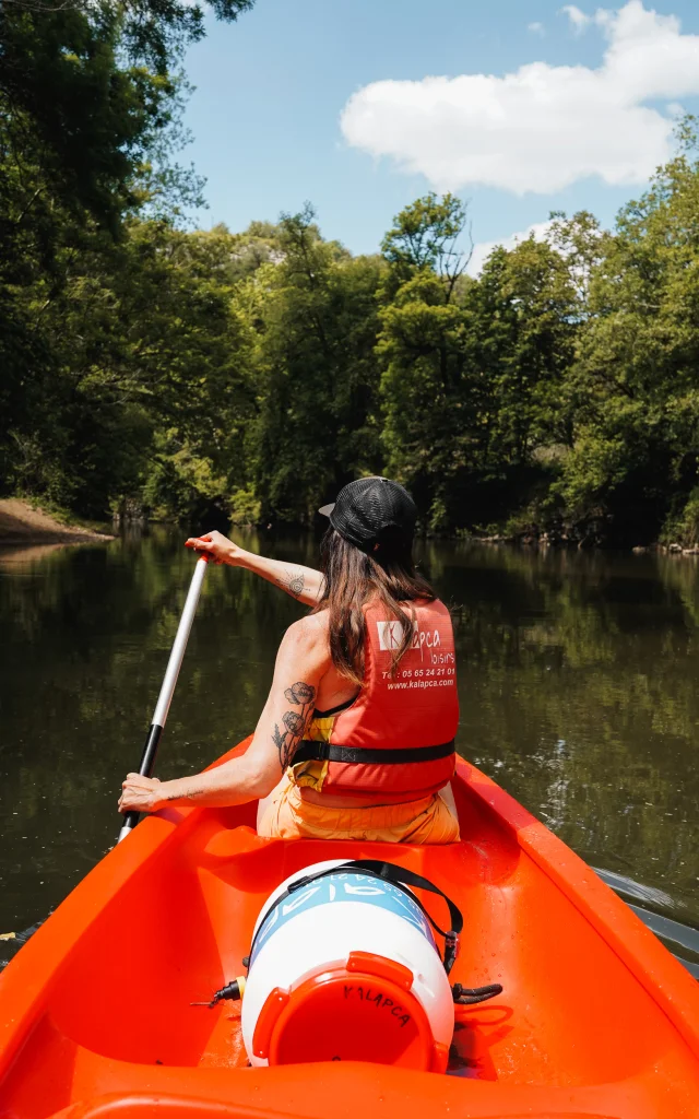 Canoë sur le Célé