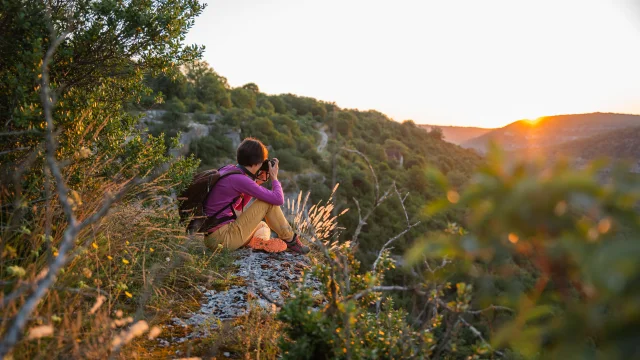 La vallée du Célé au Soleil levant