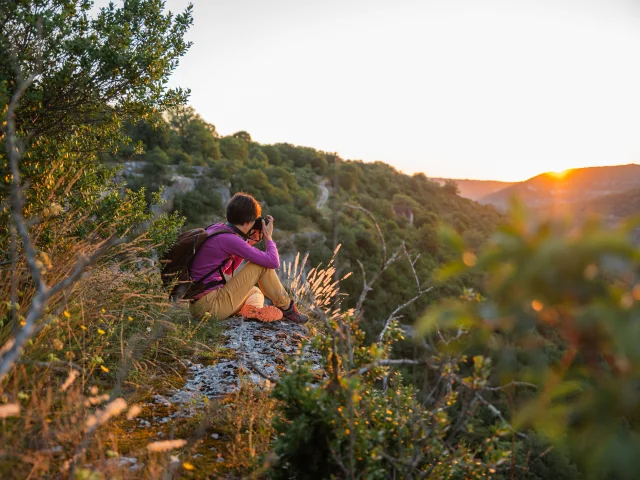 La vallée du Célé au Soleil levant