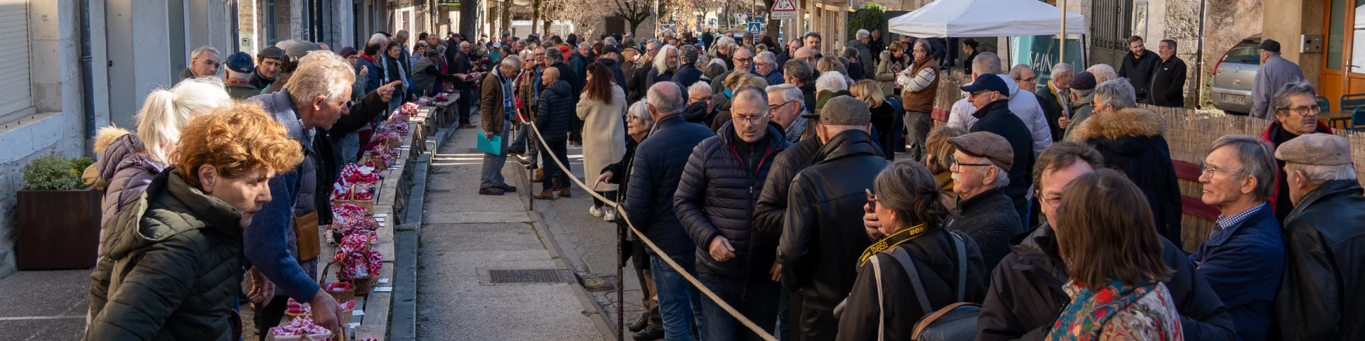 Rue du Marché aux truffes Lalbenque