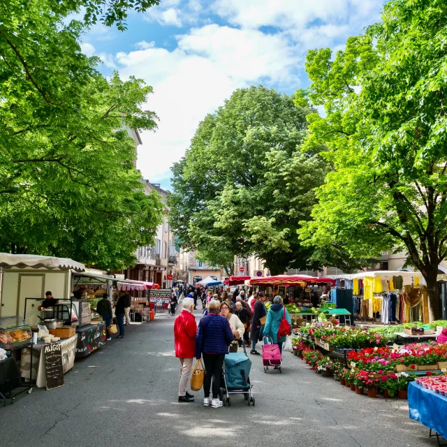 Sur le marché de Cahors