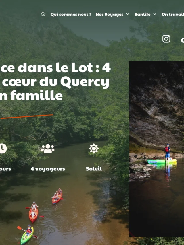 Article de blog, les 4 vandrouilleurs