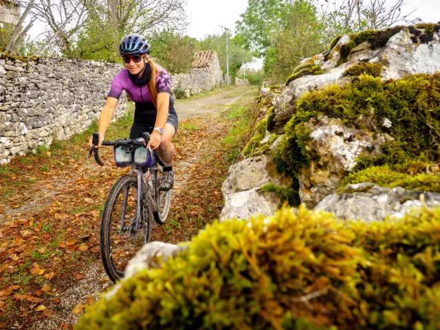 Gravel sur les causses du Quercy - Lalbenque