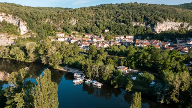 Vue aérienne de Vers