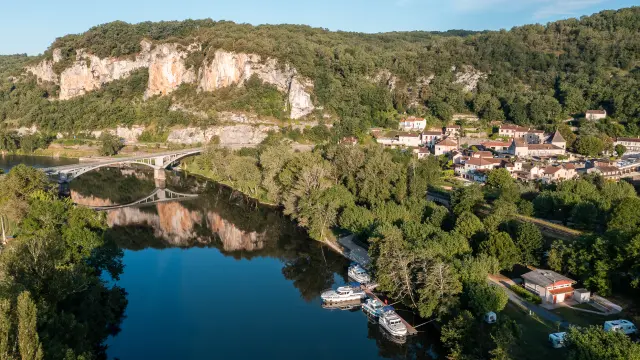 Vue aérienne de Vers