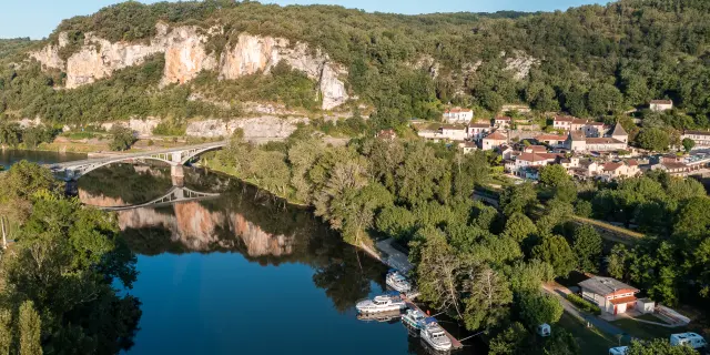 Vue aérienne de Vers