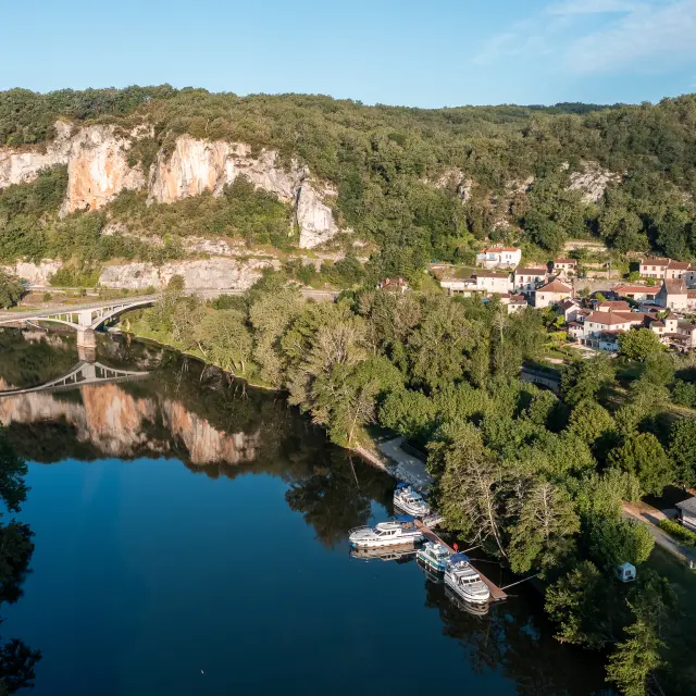 Vue aérienne de Vers