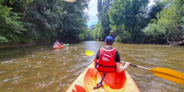 Sortie canoë sur le Célé