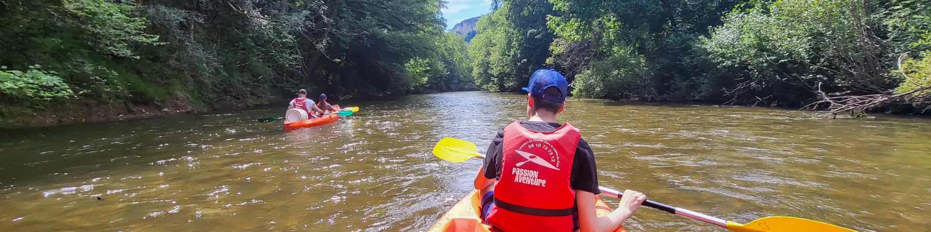 Sortie canoë sur le Célé