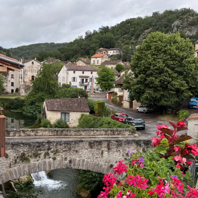 Vue sur le Vers depuis le pont