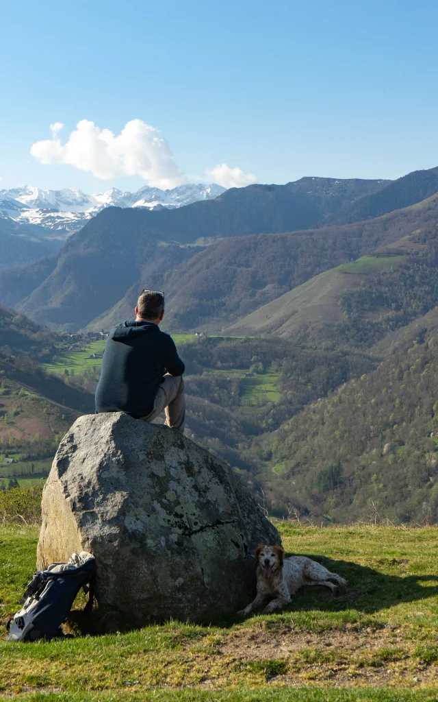 Vue depuis les crêtes