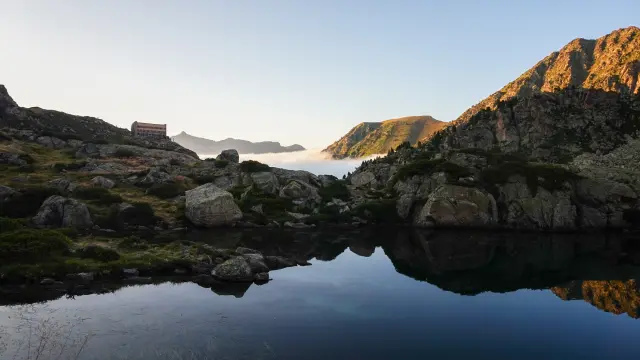 Bivouac au lac de la Glère