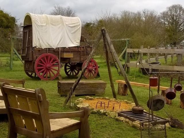 Valise à Cheval - chariot de cowboy