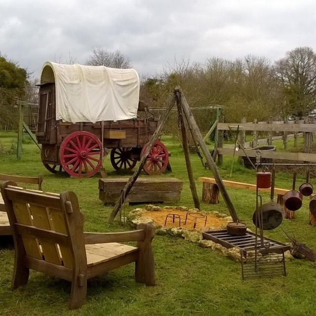 Valise à Cheval - chariot de cowboy