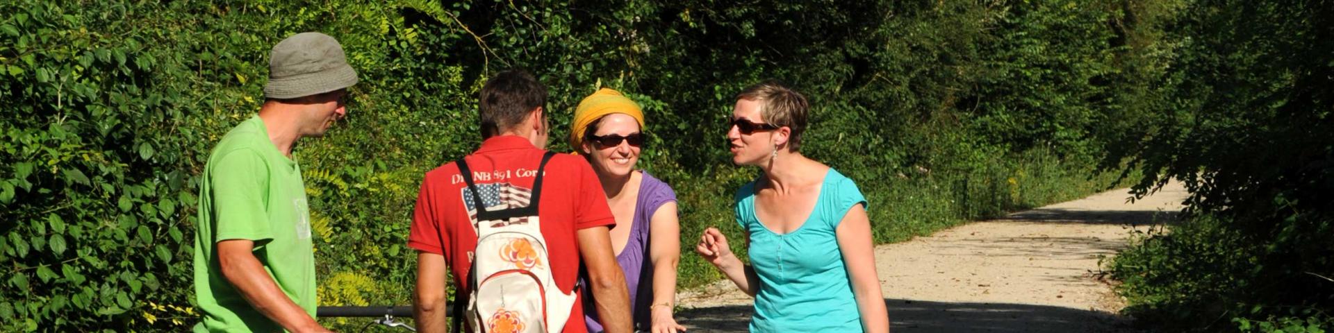 Entre amis sur la Voie Verte