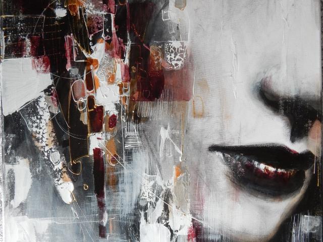 Tableau Visage Femme - Stéphane Chevallier