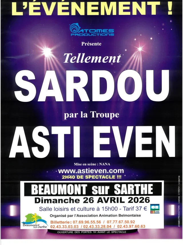 Tellement Sardou à Beaumont