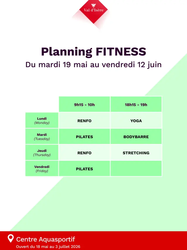Planning Intersaison Mai 2026