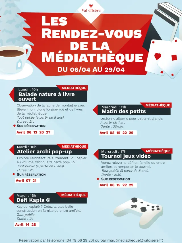 Rdv Mediatheque Avril 2026