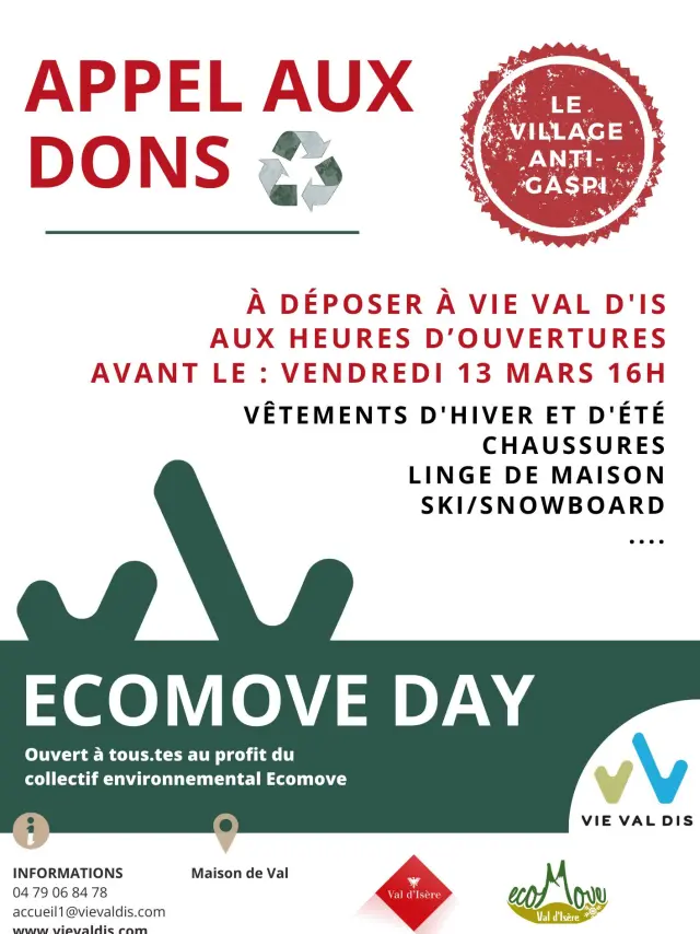 Appel Aux Dons Affiche