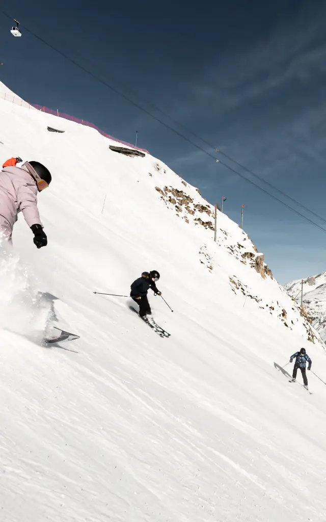 Grand Ski Sur La Face De Bellevarde 26279 Andy Parant
