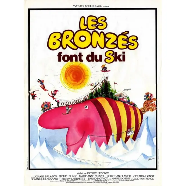 Affiche Les Bronzes Font Du Ski