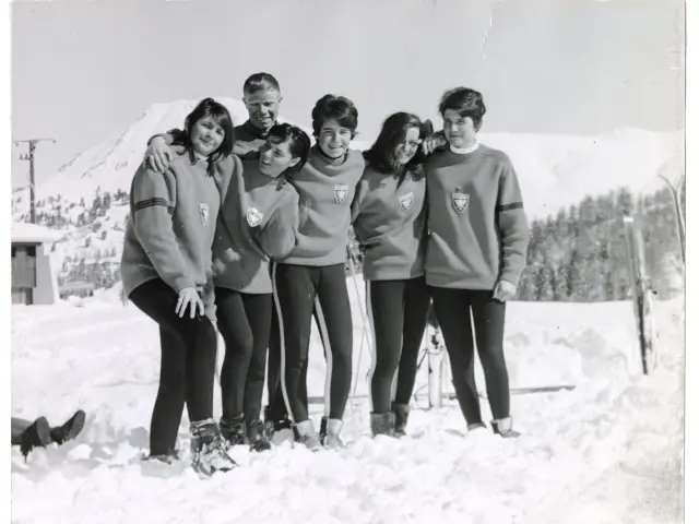 Photo du groupe féminin du Club des Sports de Val d'Isère