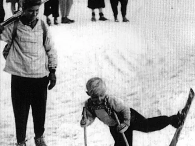 Jean-Claude Killy lorsqu'il était jeune.