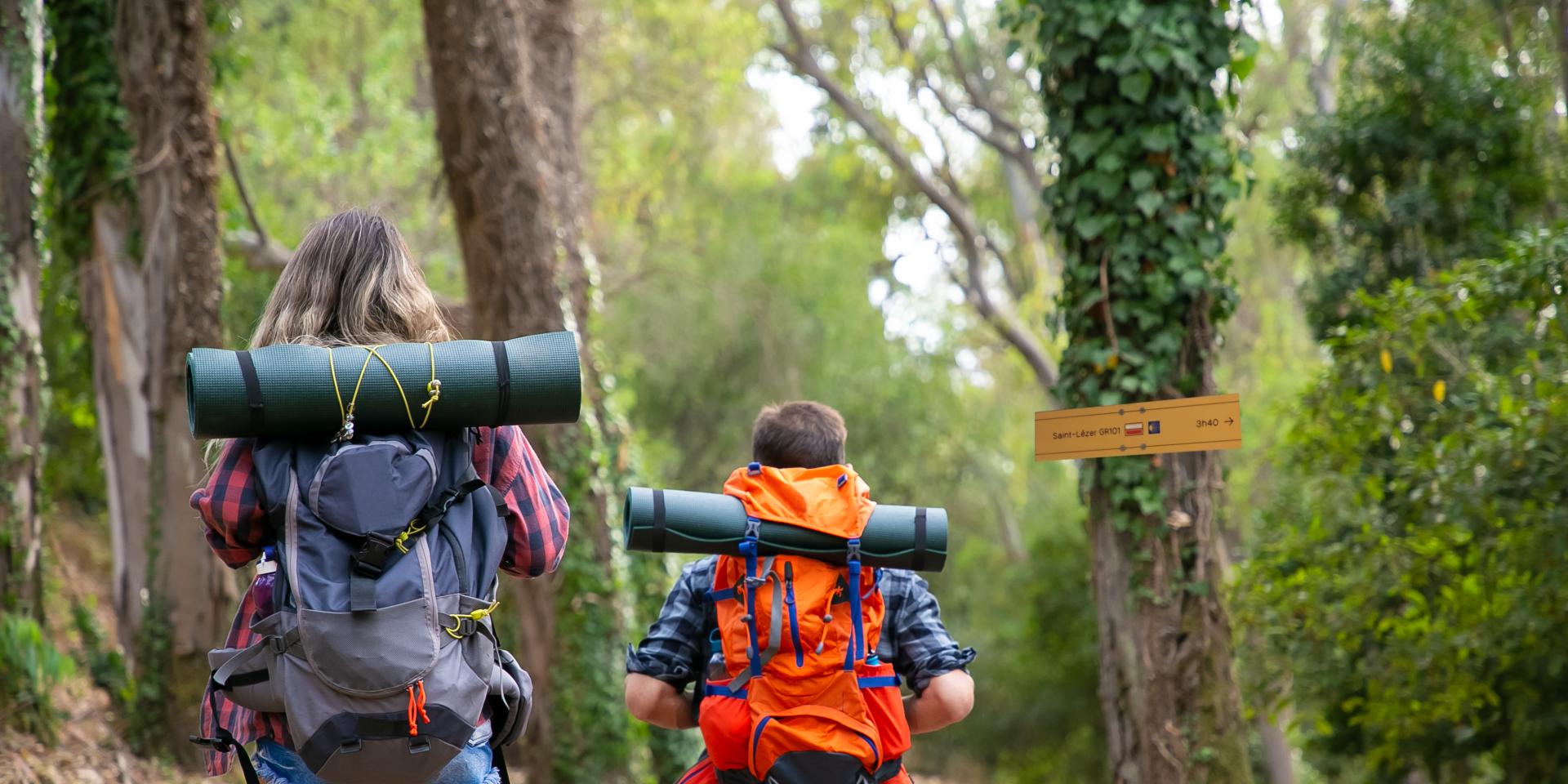 Randonneurs été sac à dos