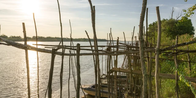 Les carrelets et les ports