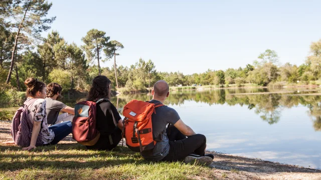 La boucle des pins et des marais de Labarde