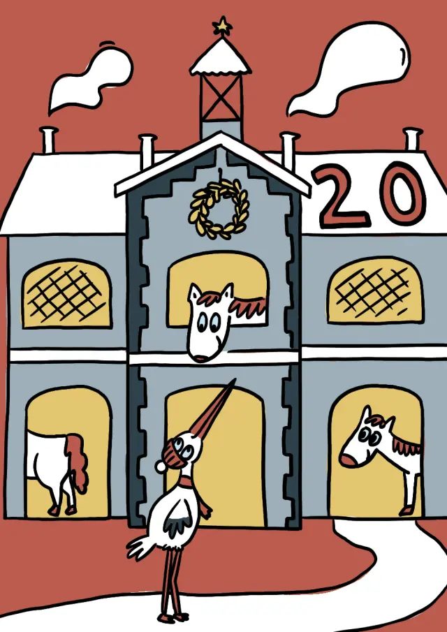 Calendrier Avent 20 Lanessan Cheval Copie