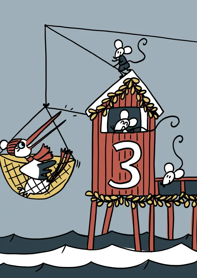 Calendrier Avent 3 Carrelet Souris