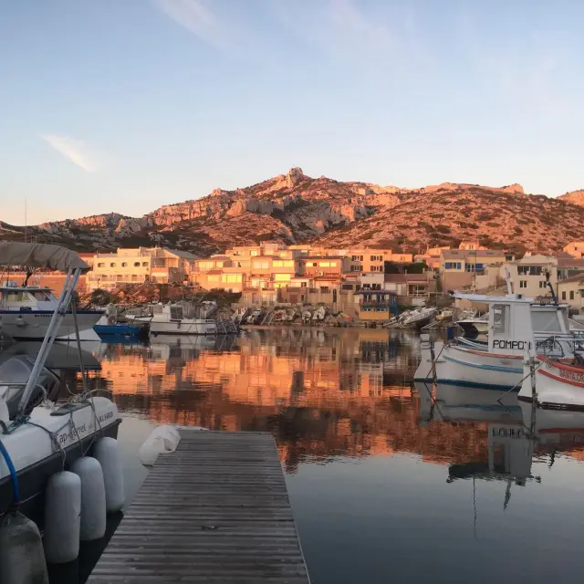 Coucher de soleil aux goudes
