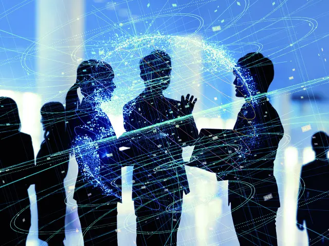 Digital - Network of business concept